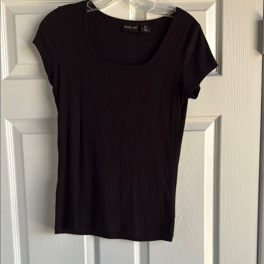 Rachael zoe Black Short Sleeve Tee